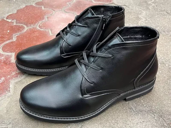 шкіряні зимові черевики Berg 006