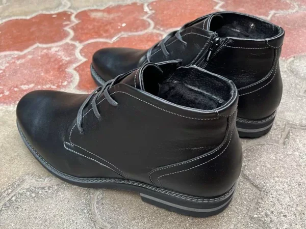 шкіряні зимові черевики Berg 006