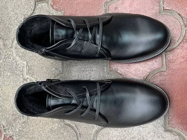 шкіряні зимові черевики Berg 006