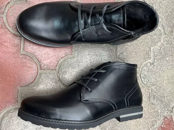 шкіряні зимові черевики Berg 006