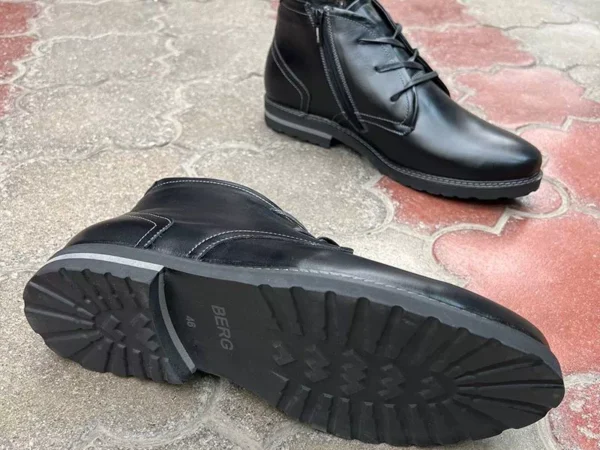 шкіряні зимові черевики Berg 006