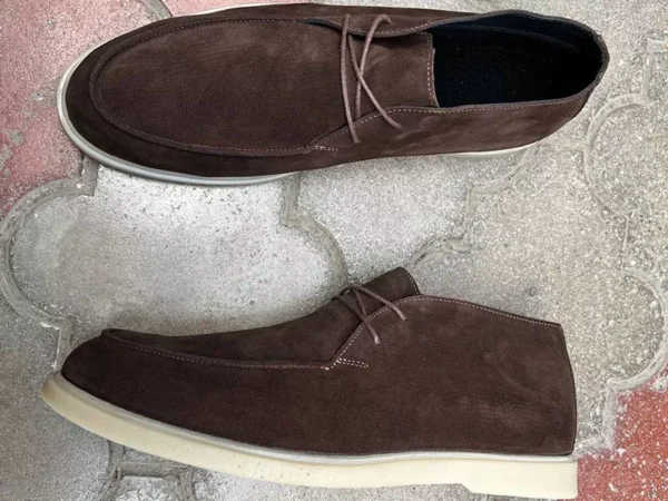 замшеві осінні лофери Berg 762