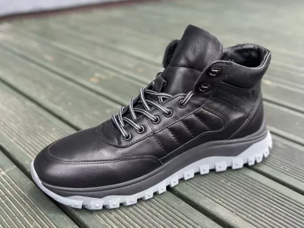 шкіряні зимові черевики Kadar 771